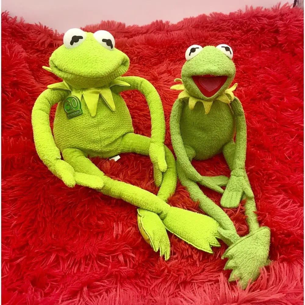 VTG 90s Eden Toys Kermit Wind Up Music & VTG Talking Kermit 30th Anniversary,